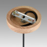 Подвесной светильник LUMION NATANA 8055/1А SUSPENTIONI LN24 E27 1*60W 220V дерево/прозрачный металл/стекло 8055/1A